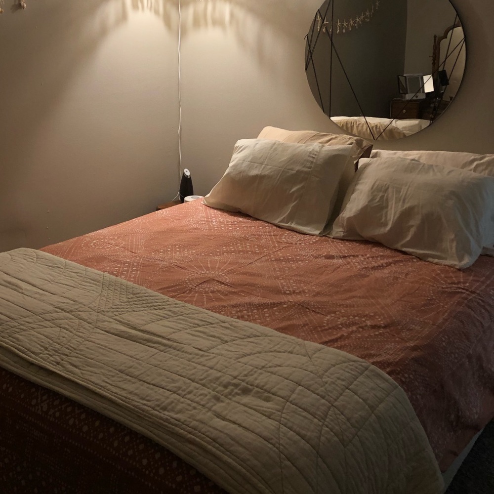 Urban Outfitters Floral/Mandala Queen Duvet Cover